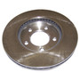 Crown Automotive 4721820AF Front Brake Rotor for 2001-2006 Dodge / Chrysler Minivans w/o ABS w/ 4 Wheel Disc Brakes - Silver Cast Iron