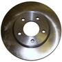 Crown Automotive 4721820AF Front Brake Rotor for 2001-2006 Dodge / Chrysler Minivans w/o ABS w/ 4 Wheel Disc Brakes - Silver Cast Iron