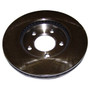 Crown Automotive 4721820AF Front Brake Rotor for 2001-2006 Dodge / Chrysler Minivans w/o ABS w/ 4 Wheel Disc Brakes - Silver Cast Iron