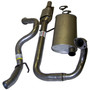 Crown Automotive 52018933K Exhaust Kit for Jeep 1997-1999 TJ Wrangler, 2000-2000 TJ Wrangler w/ Federal Emissions w/ 2.5L Engine, Includes