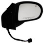 Crown Automotive 5115046AD Right Power Heated, Manual Folding Mirror for 2007-2015 Jeep MK Compass, Black Textured Finish