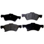 Crown Automotive 5101857AA Brake Pad Set for Select 2001-2004 Dodge Caravan, Chrysler Town & Country, Voyager w/ 4 Wheel Disc Brakes, w/o