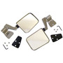 Crown Automotive 82200834CK Door Mirror Kit Front Left & Right - Fits 1987-2006 Jeep YJ, TJ Wrangler, Chrome