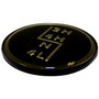 Crown Automotive 53004376 Shift Knob Insert for 1987-1995 Jeep YJ Wrangler w/ NP231 Transfer Case - Black, White Plastic