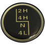 Crown Automotive 53004376 Transfer Case Shift Knob Emblem - Fits 1987-1995 Jeep YJ Wrangler