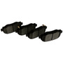 Crown Automotive 68299399AA Front Brake Pad Set for 2015-2018 Jeep BU Renegade and 2016-2018 Fiat FB 500X - Black Semi-Metallic, Steel