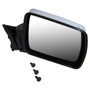Crown Automotive 82200315 Right Chrome Manual, Manual Folding Mirror for 1986-1987 MJ Comanche - Black, Chrome Glass, Metal, Plastic