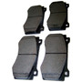 Crown Automotive 5174311AB Front Brake Pad Set for 2006-2010 Jeep Grand Cherokee w/ SRT8 Package, Slippers Not Included - Gray Semi-Metallic