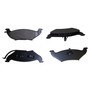 Crown Automotive 4882579 Rear Brake Pad Set for 1997-2000 Dodge Caravan and Grand Caravan, 1997-2000 Chrysler Town & Country, 1997-2000