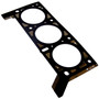 Crown Automotive 4666033AB Left Cylinder Head Gasket for 2007-2011 Jeep JK Wrangler w/ 3.8L Engine - Black, Silver Steel