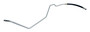 Crown Automotive 52028566AD Transmission Cooler Return Hose for 1997-2001 Jeep XJ Cherokee w/ 4.0L Engine - Black, Unpainted Rubber, Steel