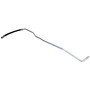 Crown Automotive 52028566AD Transmission Cooler Return Hose for 1997-2001 Jeep XJ Cherokee w/ 4.0L Engine - Black, Unpainted Rubber, Steel