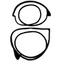 Crown Automotive 55399212K Door Seal Kit Front Left & Right - Fits 2011-2022 Jeep WK Grand Cherokee
