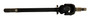 Crown Automotive 68400739AA Left Front Axle Shaft Assembly for 2018+ JL Wrangler w/ Dana 44 Front Axle w/o Tru-Lok Differential w/ U-Joint