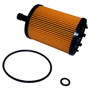Crown Automotive 68001297AA Oil Filter for 2007-2009 MK Jeep Compass, Patriot w/ 2.0L Diesel Engine - Orange Paper, Plastic