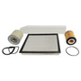 Crown Automotive MFK3 Master Filter Kit for 1999-2001 Jeep WJ, WH Grand Cherokee w/ 3.1L Diesel Engine, Includes Air, Fuel, Oil, and Cabin