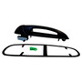 Crown Automotive 5FW47DX8AB Left Rear Door Handle for 2001-2004 Jeep WJ, WG Grand Cherokee w/ Limited Package, Smooth Black Finish