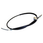 Crown Automotive 52003182 Rear Right Parking Brake Cable for 1987-1989 Jeep YJ Wrangler, 66-5/8" Long - Black Plastic, Rubber, Steel