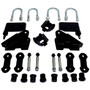 Crown Automotive 52040407K Front Leaf Spring Mounting Kit for 1987-1995 Jeep YJ Wrangler, Includes Leaf Spring Brackets, U-Bolts, Spring