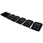 Crown Automotive 68317863AA Black Honeycomb Grille Insert Set for Various 2016-2022 Jeep WK Grand Cherokee, Includes 7 Grille Inserts