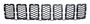 Crown Automotive 68317863AA Black Honeycomb Grille Insert Set for Various 2016-2022 Jeep WK Grand Cherokee, Includes 7 Grille Inserts
