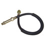Crown Automotive J5352186 Front Brake Hose for 1974-1976 Jeep SJ w/ Front Drum Brakes - Black, Zinc Rubber, Steel, Sold Individually