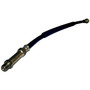 Crown Automotive J5352186 Front Brake Hose for 1974-1976 Jeep SJ w/ Front Drum Brakes - Black, Zinc Rubber, Steel, Sold Individually