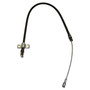 Crown Automotive 52128243AD Front Parking Brake Cable 1999-2004 Jeep WJ, WG Grand Cherokee - Black, Unpainted Plastic, Rubber, Steel