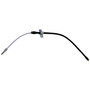 Crown Automotive 52128243AD Front Parking Brake Cable 1999-2004 Jeep WJ, WG Grand Cherokee - Black, Unpainted Plastic, Rubber, Steel
