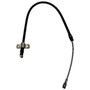 Crown Automotive 52128243AD Front Parking Brake Cable 1999-2004 Jeep WJ, WG Grand Cherokee - Black, Unpainted Plastic, Rubber, Steel