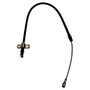 Crown Automotive 52128243AD Front Parking Brake Cable 1999-2004 Jeep WJ, WG Grand Cherokee - Black, Unpainted Plastic, Rubber, Steel
