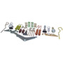 Crown Automotive 4636776 Drum Brake Hardware Kit Rear Left & Right Upper & Lower - Fits 1979-1988 Jeep J-20 Trucks