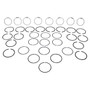 Crown Automotive J3208066 Standard Engine Piston Ring Set for 1970-1991 SJ, J-Series w/ 5.9L Engine, For 8 Pistons - Steel