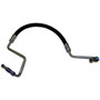 Crown Automotive 52088489AB Power Steering Pressure Hose for 1997-2001 Jeep XJ Chrokee w/ LHD, w/ 4.0L Engine - Black, Silver Metal, Rubber
