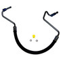 Crown Automotive 52088489AB Power Steering Pressure Hose for 1997-2001 Jeep XJ Chrokee w/ LHD, w/ 4.0L Engine - Black, Silver Metal, Rubber
