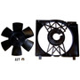 Crown Automotive 52005748 Cooling Fan Assembly for Jeep 1987-1996 XJ Cherokee, MJ Comanche w/ 4.0L Engine, 6 Blades, Includes Motor