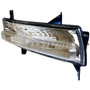 Crown Automotive 55112721AB Left Front Parking Light for 2017-2021 Jeep MP Compass - Black, Clear Plastic, Sold Individually