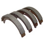 Crown Automotive 5096552AA Parking Brake Shoe Set for 2004-2008 Chrysler ZH Crossfire, Left and Right - Multi Colors Metal
