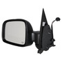Crown Automotive 55155843AI Left Power, Heated, Manual Folding Mirror for 2002-2007 Jeep KJ Liberty LHD - Black Glass, Metal, Plastic