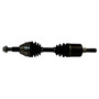 Crown Automotive 5189279AA Left Front Axle Shaft Assembly for 2008-2012 Jeep KK Liberty - Black, Silver Rubber, Steel, Sold Individually