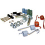Crown Automotive 4636775 Rear Drum Brake Hardware Kit for 1974-1991 Jeep SJ, J-10 w/ 11" x 2" Rear Brakes, Includes Springs, Pins, and
