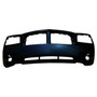 Crown Automotive 4806179AD Front Fascia for 2007-2010 Dodge LX Charger w/o R/T or SRT8 Package, Primed and Paintable - Black Plastic