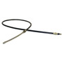 Crown Automotive J5362132 Rear Parking Brake Cable for 1980-1991 Jeep SJ, Left or Right, 61" Long - Black, Unpainted Plastic, Rubber, Steel