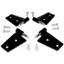 Crown Automotive 55395384K4 Black Primer Door Hinge Set for 2007-18 Jeep JK Wrangler w/ 2-Doors, Includes 2 Left and 2 Right Hinges and