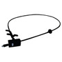 Crown Automotive 55076109 Hood Release Cable for 93-98 ZJ Grand Cherokee & 97-98 ZG Grand Cherokee - Black Metal, Plastic