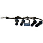 Crown Automotive 4637155 Ignition Wire Set for 1991-1995 Dodge AN Dakota w/ 2.5L Engine - Black Metal, Rubber