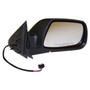 Crown Automotive 55156454AE Right Power, Manual Folding Mirror for 2005-2008 WK Jeep Grand Cherokee; Black Textured Finish
