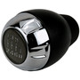 Crown Automotive 68085312AB Transmission Shift Knob for 2011-2018 Jeep JK Wrangler w/ Manual Transmission, Chrome Bezel, Sold Individually