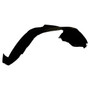 Crown Automotive 5182557AD Left Front Fender Liner for 2011-2017 Jeep MK Patriot - Black Plastic, Sold Individually