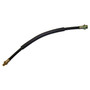 Crown Automotive J5356054 Front Brake Hose for 1976-78 CJ-5, CJ-7 w/ 11" Brakes, 15" Long - Black, Zinc Metal, Rubber, Sold Individually
